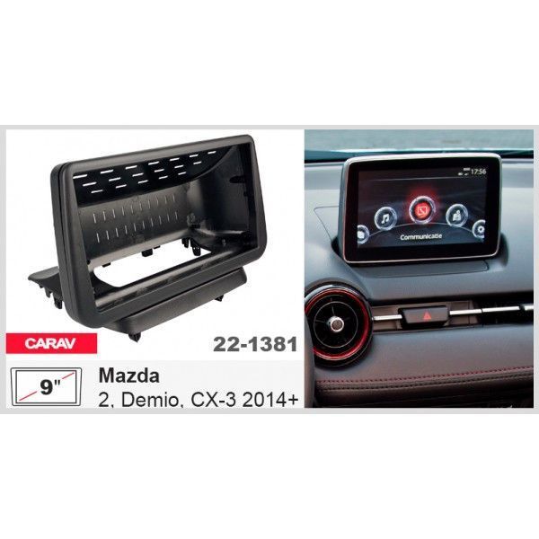 Перехідна рамка Mazda 2, Demio, CX-3 Carav 22-1381 AV_22-1381 фото