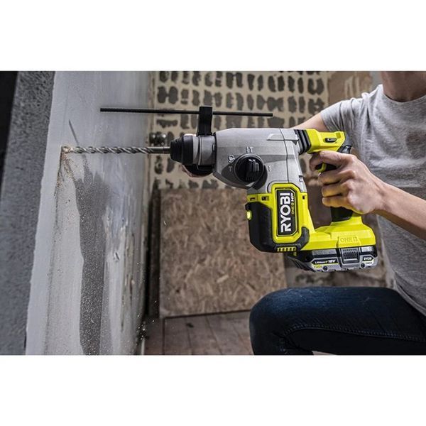 Перфоратор аккумуляторный Ryobi RSDS18X-1C40S (бесщеточный, АКБ 18 В/ 4 Ач, SDS-Plus) HY_099113316 фото