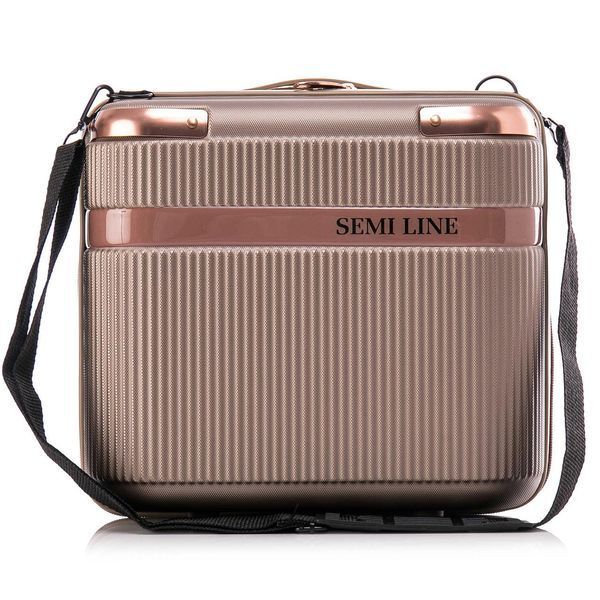 Б'юті-кейс Semi Line 16L Champagne (T5668-1) DS_DAS302657 фото