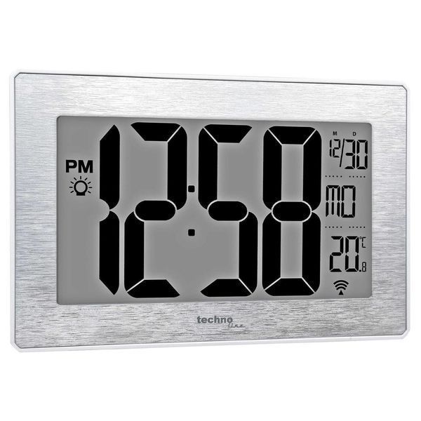 Годинник настінний Technoline WS8019 Silver (WS8019) DS_DAS301306 фото