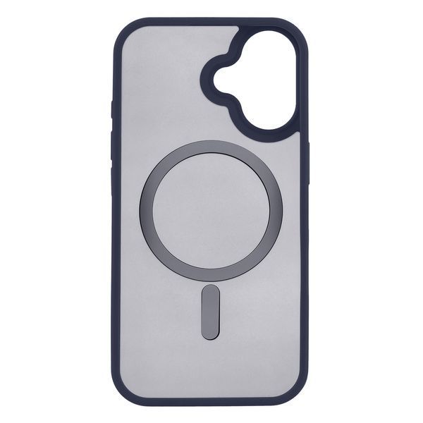 2E Чехол Basic для iPhone 16, Soft Touch MagSafe Cover, синий темный RC_2E-IPH-16-OCLS-DL фото
