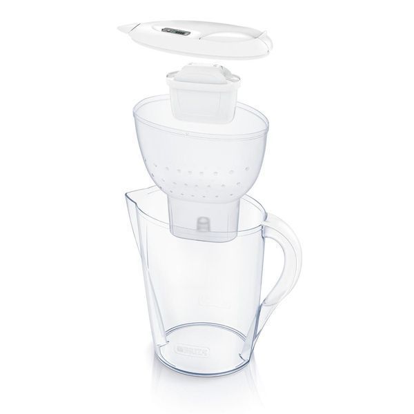 Фільтр-глечик Brita Marella Memo MXPro 2.4л (1.4л очищеної води) + 3 картриджі білий RC_1052791 фото