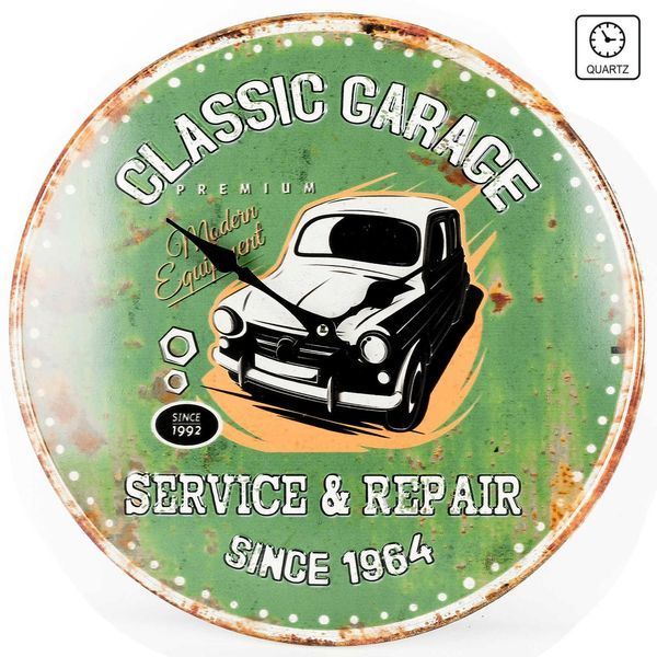 Годинник настінний Technoline 596579 Classic Garage (596579) DS_DAS301801 фото