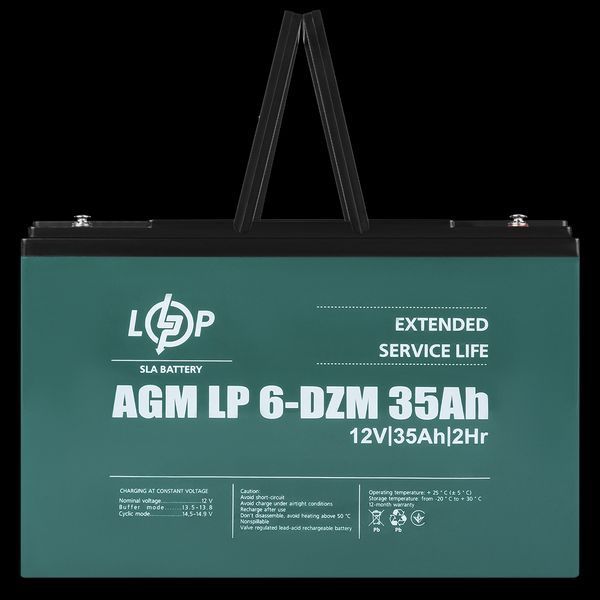 Тяговый свинцово-кислотный аккумулятор LP 6-DZM-35 Ah LP_9335 фото