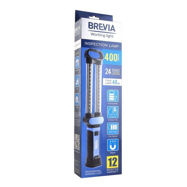 Фонарь инспекционный Brevia LED 24SMD 40см 400lm 2000mAh microUSB LI_11370 фото