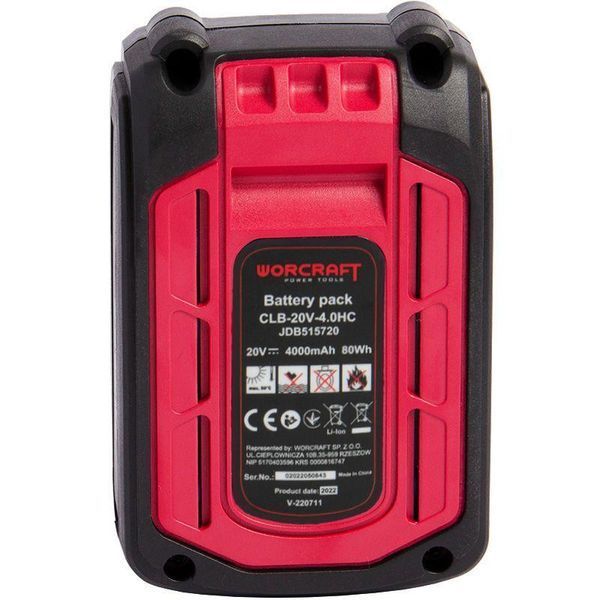 Аккумуляторная батарея Worcraft CLB-20V-4.0HC WM_13172 фото