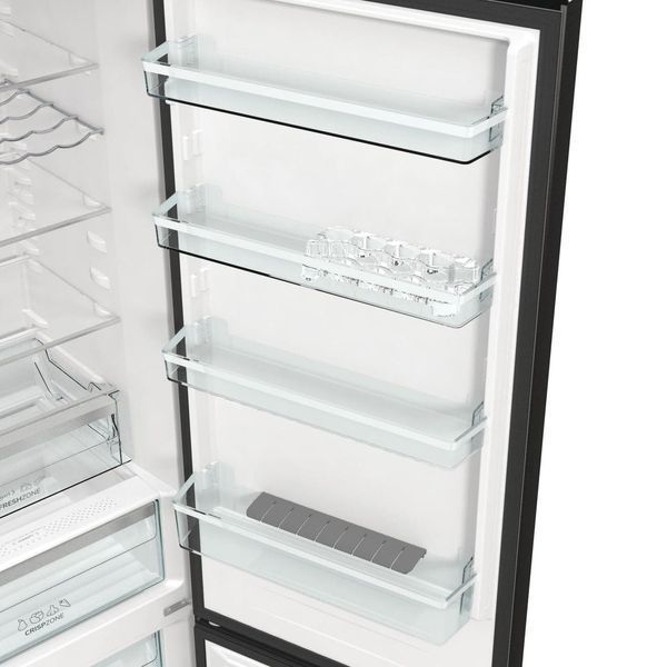 Холодильник с нижн. мороз. камерой Gorenje NRK620EABXL4, 200х60х60см, 2 двери, 235(96)л, А++, Total NF, Зона RC_NRK620EABXL4 фото