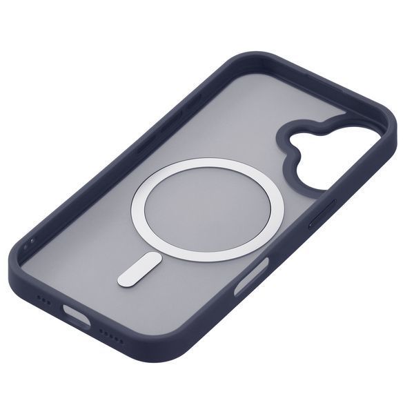 2E Чехол Basic для iPhone 16, Soft Touch MagSafe Cover, синий темный RC_2E-IPH-16-OCLS-DL фото