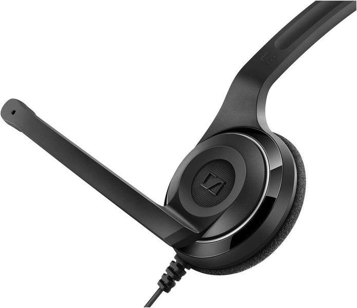 Комп'ютерна гарнітура моно On-Ear EPOS PC 7 Chat, USB, Uni Mic, 2м, Чорний RC_1000431 фото
