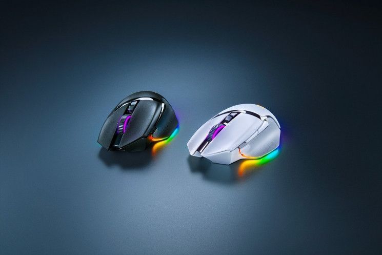 Миша Razer Basilisk V3 Pro, RGB, USB-A/WL/BT, білий RC_RZ01-04620200-R3G1 фото