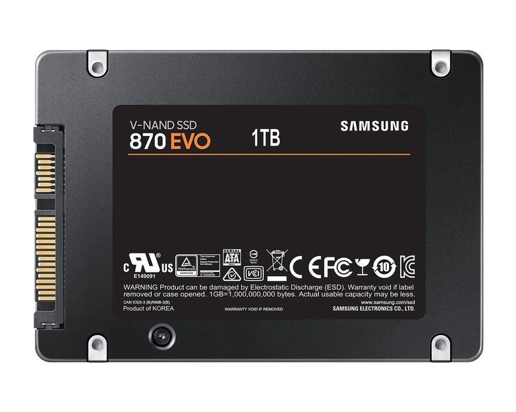 Накопитель SSD Samsung 2.5" 1TB SATA 870EVO RC_MZ-77E1T0B/EU фото