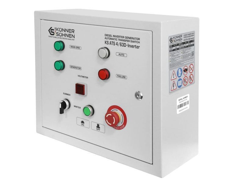 Блок автоматического ввода резерва KS ATS 4/63D-Inverter RC_KSATS4/63D-INVERTER фото