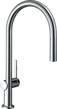 Змішувач для кухні Hansgrohe Talis M54, довж.виливу - 223мм, витяжний, 1важіль, KM210, хром RC_72802000 фото