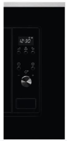 Мікрохвильова піч Electrolux вбудована, 20л, електрон. керування, 700Вт, дисплей, чорний RC_LMS2203EMX фото