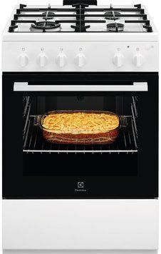 Electrolux Плита газова, 59л, 60x60см, чавун, білий RC_LKG600011W фото