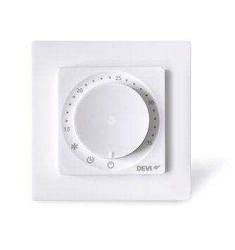 DEVI Терморегулятор DEVIreg Room +4...45&deg; механічний програмований Bluetooth вбудований 16A 230В білий RC_140F1161 фото