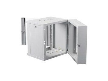Шафа 19", 18U, Z-CUBE, змінні бічні стінки, скляні двері, 600x600 мм, максимально 60 кг, сірий ZPAS RC_W-ZCUBE6060-18S-011 фото