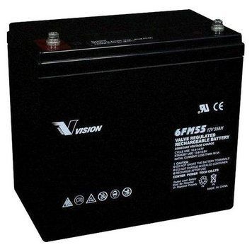 Акумуляторна батарея Vision FM, 12V, 55Ah, AGM RC_6FM55E-X фото
