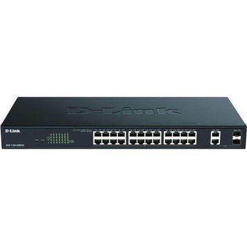 D-Link Коммутатор DGS-1100-26MPV2 24xGE PoE, 2xSFP/GE, PoE 370Вт, EasySmart RC_DGS-1100-26MPV2 фото