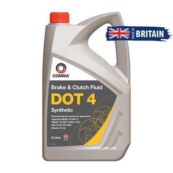 Тормозная жидкость Comma DOT 4 BRAKE FLUID 5л LI_BF45L фото
