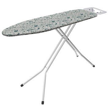 Дошка для прасування Casa Si Ben 110x30 Silver/White Plants (CS98090G323) DS_DAS302442 фото