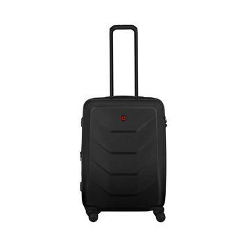Чемодан, Prymo, средний, пластик, 4 колеса, черный Wenger RC_612537 фото