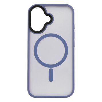 2E Чехол Basic для iPhone 16, Soft Touch MagSafe Cover, синий светлый RC_2E-IPH-16-OCLS-LB фото