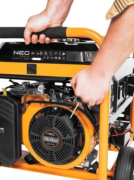 Бензиновий генератор Neo Tools 04-731, 6.5 кВт 6,5 кВт RC_04-731 фото