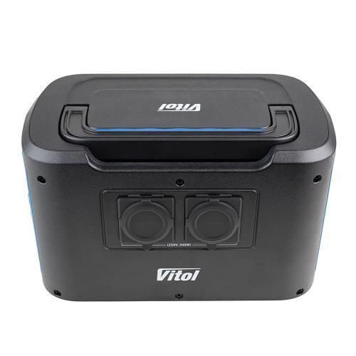 Портативне джерело живлення Vitol TV500, 220В/500Вт/LiFePo4 614Вт/год, чистий синус (TV500) OL_00000054210 фото