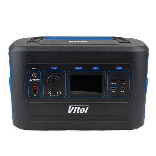 Портативне джерело живлення Vitol TV500, 220В/500Вт/LiFePo4 614Вт/год, чистий синус (TV500) OL_00000054210 фото