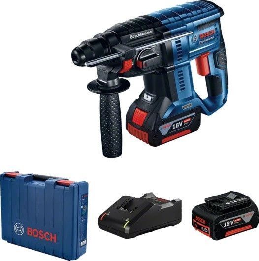 Перфоратор Bosch Professional GBH 180-LI, 2x4.0 Аг RC_0.611.911.121 фото