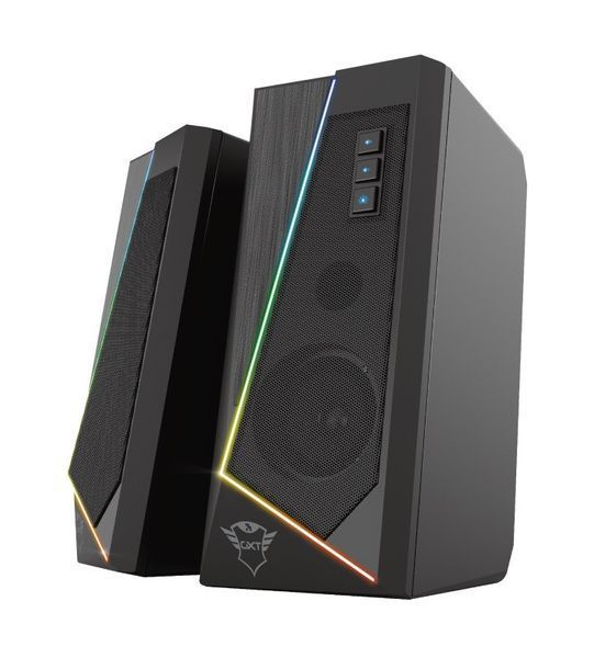 Акустична система (Колонки) 2.0 GXT 609 Zoxa RGB Black Trust RC_24070_TRUST фото
