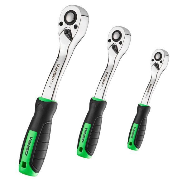 Професійний набір інструментів в кейсі Winso Pro 1/2", 1/4", 3/8" 72T, CR-V, 219од. LI_924219 фото