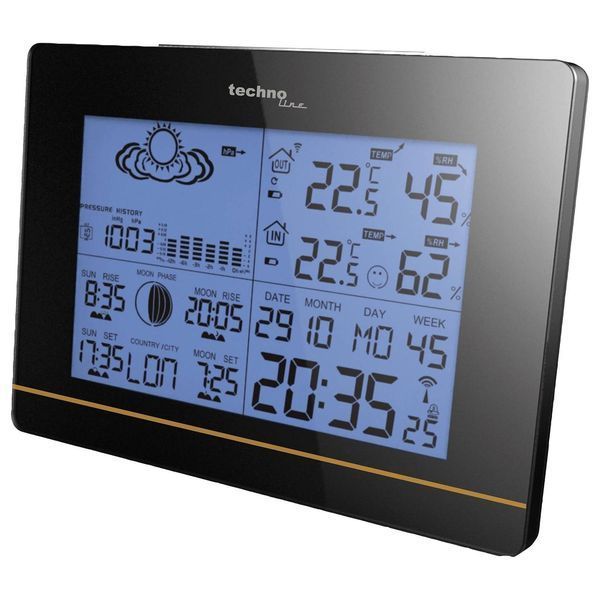 Метеостанція Technoline WS6750 Black (WS6750) (без акумулятора та зарядного пристрою) DS_DAS301782 фото