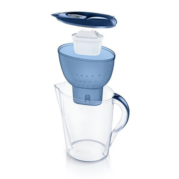 Фільтр-глечик Brita Marella XL Memo MXPro 3.5л (2л очищеної води) + 2 картриджа синій RC_1052786 фото