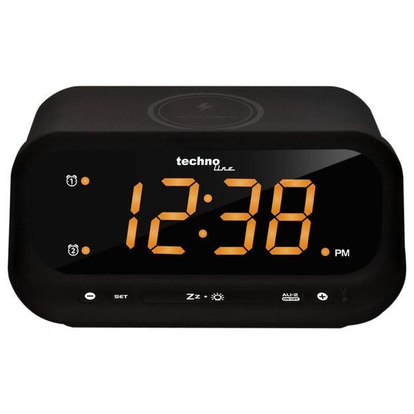 Часы настольные Technoline WT477 Wireless Mobile Charging Black (WT477) DS_DAS302477 фото
