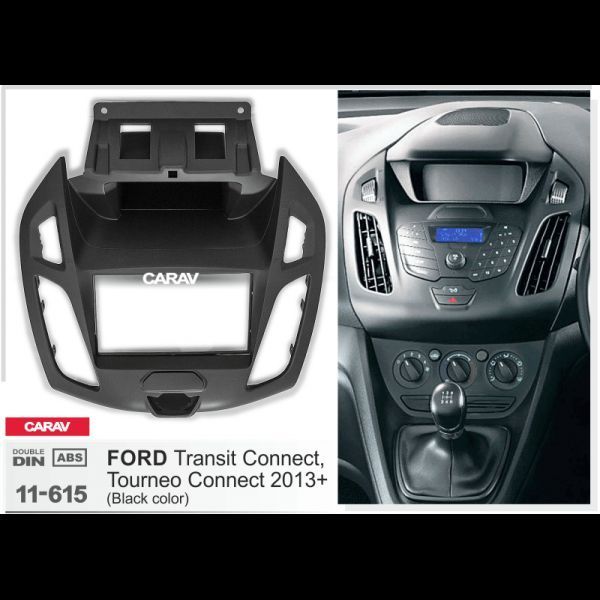 Перехідна рамка CARAV 11-615 для FORD Transit Connect Tourneo Connect 2013+ (Black) AV_11-615 фото