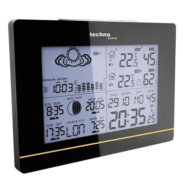Метеостанція Technoline WS6750 Black (WS6750) (без акумулятора та зарядного пристрою) DS_DAS301782 фото