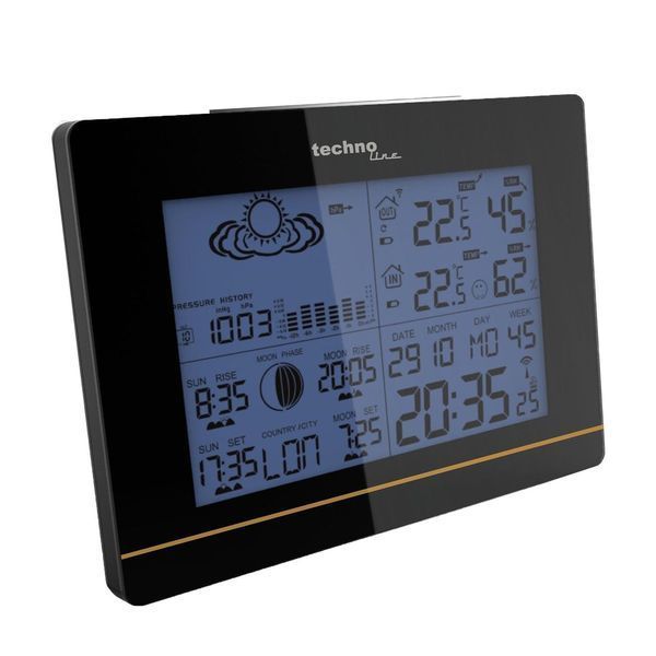 Метеостанція Technoline WS6750 Black (WS6750) (без акумулятора та зарядного пристрою) DS_DAS301782 фото