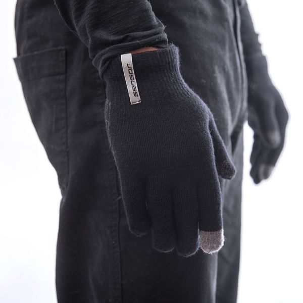 Перчатки Sensor Merino black 22200116, SU51M-black-L / XL TM_SU51M-black-S/M фото
