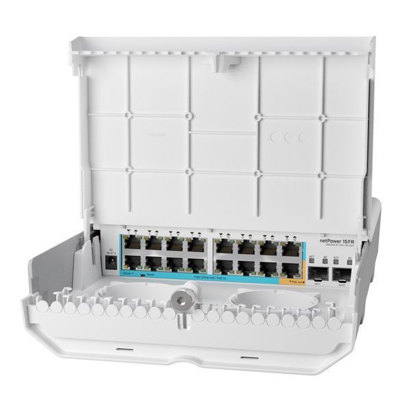 Коммутатор MikroTik Cloud Router Switch netPower 15FR CRS318-1FI-15FR-2S-OUT RC_CRS318-1FI-15FR-2S-OUT фото