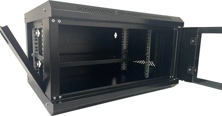 Шкаф серверный настенный GEAR 4U 19'' 530x400x240 мм Черный IP_GWMSN-4U фото
