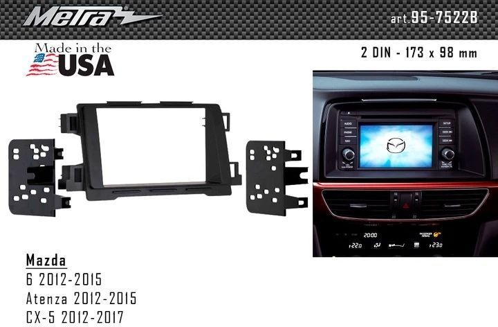 Переходная рамка Mazda 6, CX-5 Metra 95-7522B AV_95-7522B фото