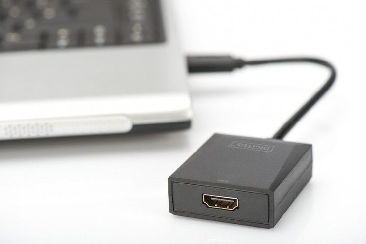 Адаптер Digitus USB 3.0 - HDMI Full HD, M/F, 0.15 m RC_DA-70841 фото