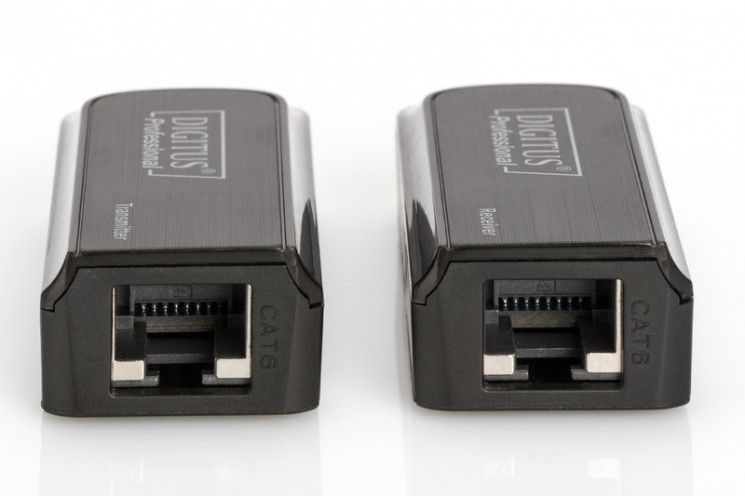 Кабель Digitus mini HDMI UTP 50m, USB Powered, Black RC_DS-55203 фото