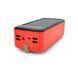 Повербанк 100000 mAh Solar KKD-10W Input: 5V/2 1A Output: 5V /2 1A Red U_28611 фото 1