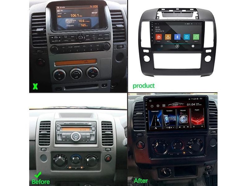 Штатна автомагнітола FORS.auto FS 1 LITE для Nissan Navara (9 inch) 2006-2012 FA_FS-1363 фото