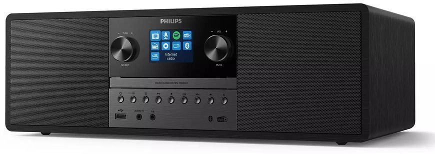 Акустическая система TAM6805 2.0, 50W, Spotify, LCD 2.4", FM/DAB+, MP3-CD, USB, Wireless Philips RC_TAM6805/10 фото