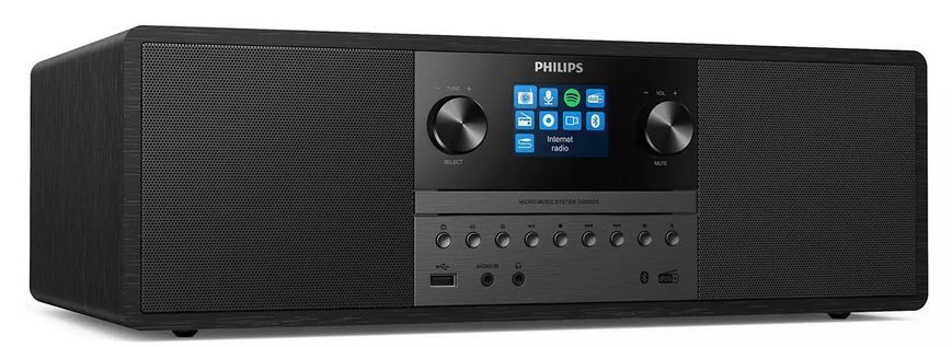 Акустическая система TAM6805 2.0, 50W, Spotify, LCD 2.4", FM/DAB+, MP3-CD, USB, Wireless Philips RC_TAM6805/10 фото