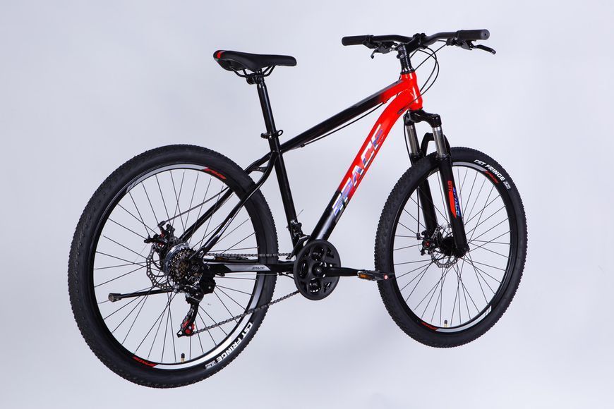 Велосипед ST 27.5" SPACE MARS DD FR рама-17" червоно-чорний (матовий) 2025 VT_OPS-SP-27.5-021 фото